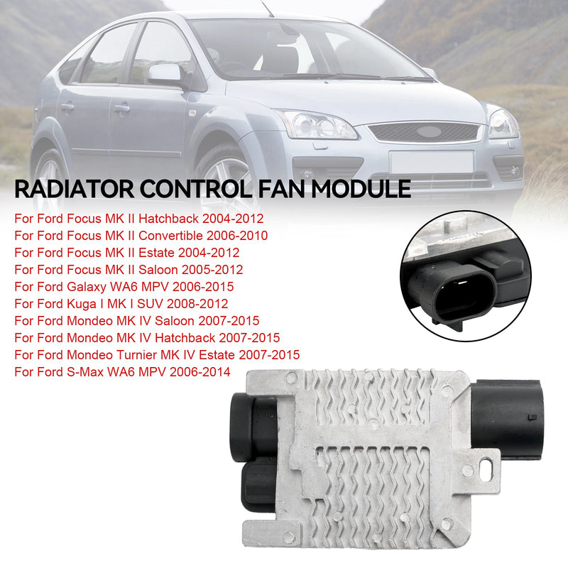 Módulo do ventilador de controle do radiador 1477218 compatível com Ford Focus MK II/IV 6W1Z8B658AC