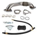 2011-2015 GMC Chevy 6.6L Duramax Diesel EGR Delete &amp; Cooler Race Kit mit Up-Pipe