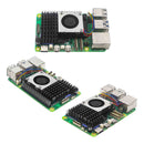 Kühler-Aktivkühler der 5. Generation Raspberry Pi Aluminium-Kühlkörpergebläse