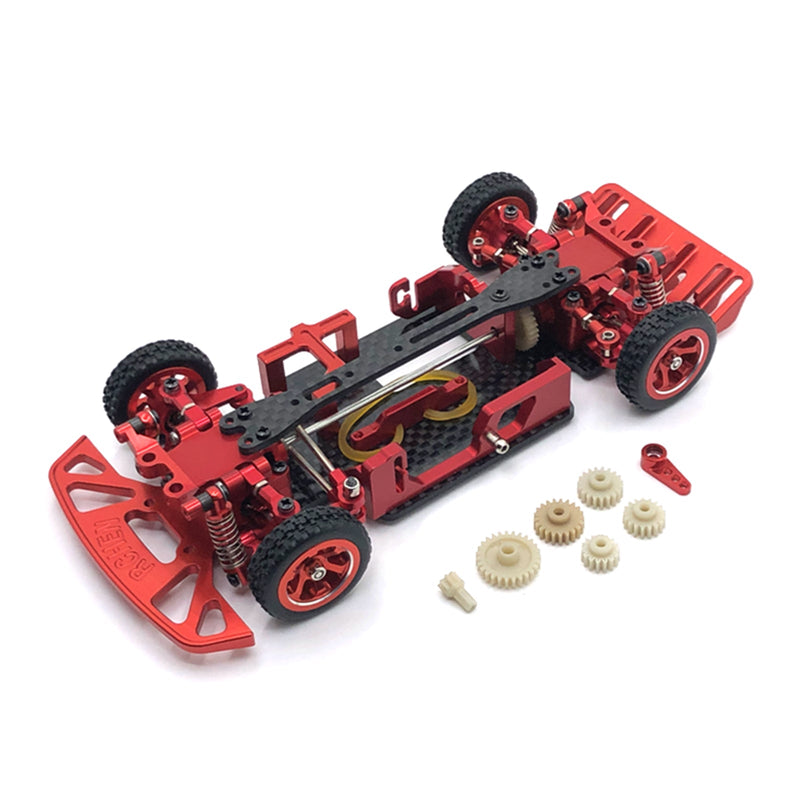 Wltoys 284131 K969 K979 K989 K999 1/28 RC-auton metalliasennettavan auton runko