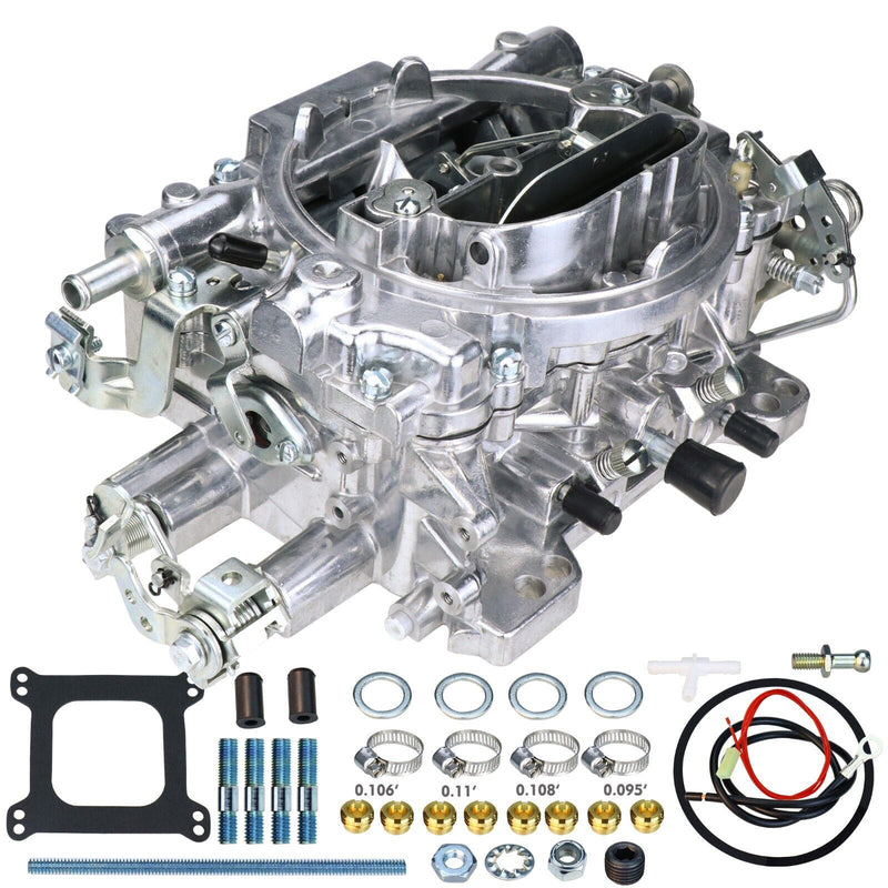 Carburador de 4 cilindros Estrangulador manual Performer 600 CFM con junta para Edelbrock 1405